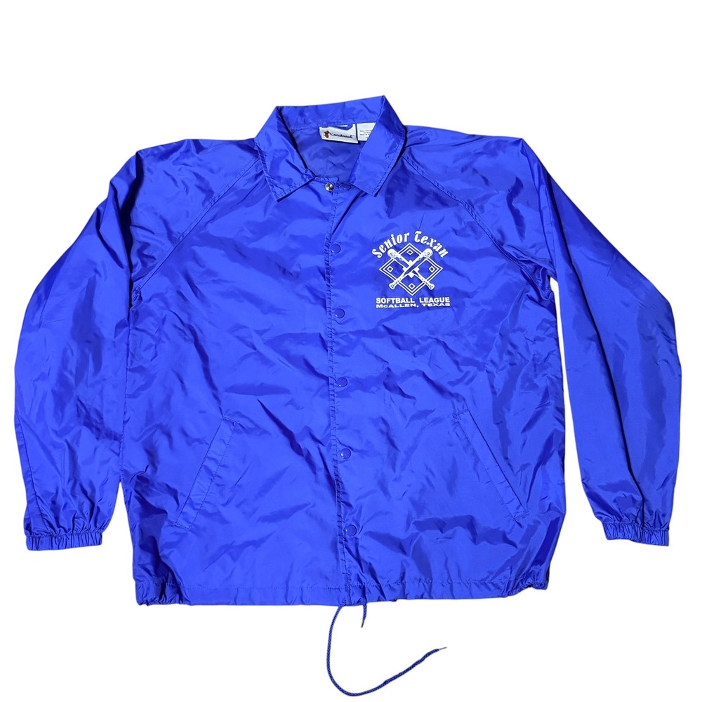 Vintage Cardinal Senior Texan Softball League McAllen Texas Coaches Jacket L